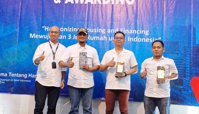 Dua Penghargaan Bergengsi untuk PT Rizki Group Propertyndo dari Bank Tabungan Negara (BTN)