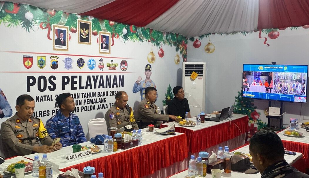 Dandim 0711/Pemalang dan Forkopimda Pantau Situasi Keamanan Malam Tahun Baru 2025