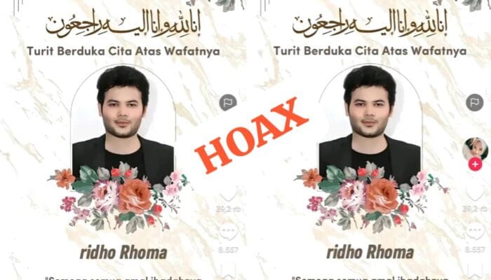Ridho Rhoma Digosipkan Meninggal, Begini Faktanya
