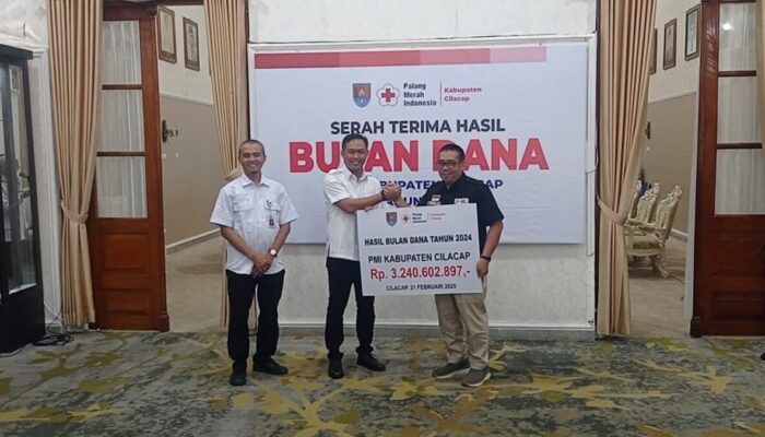 Capaian Bulan Dana PMI Cilacap Tahun 2024 Terkumpul Rp.3,2 Miliar