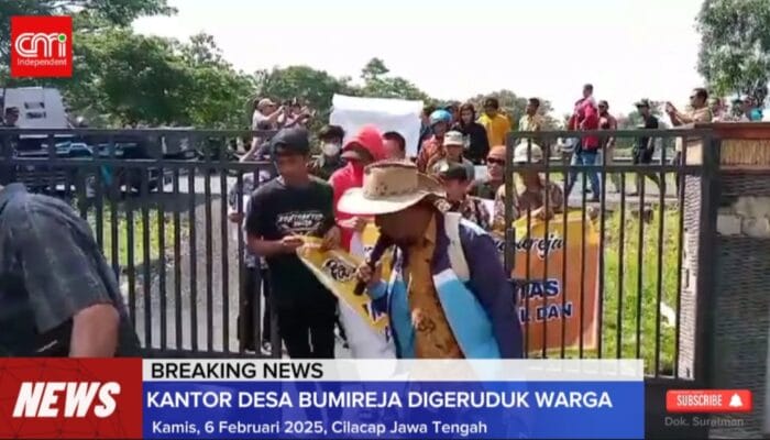 Dugaan Perselingkuhan Perangkat Desa Bumireja, Massa Geruduk Kantor Desa!