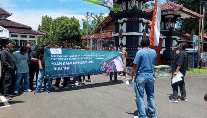 GMPP Pemalang Gelar Aksi Damai Dukung Pengesahan RUU TNI