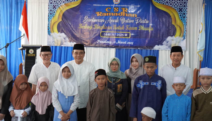 CSR Ramadan: Perumda Tirta Mulia Pemalang Santuni 200 Anak Yatim