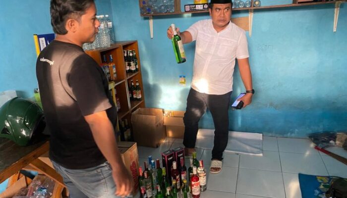 Polres Boyolali Gencar Gelar Operasi Miras Selama Ramadan, Amankan Puluhan Botol Miras