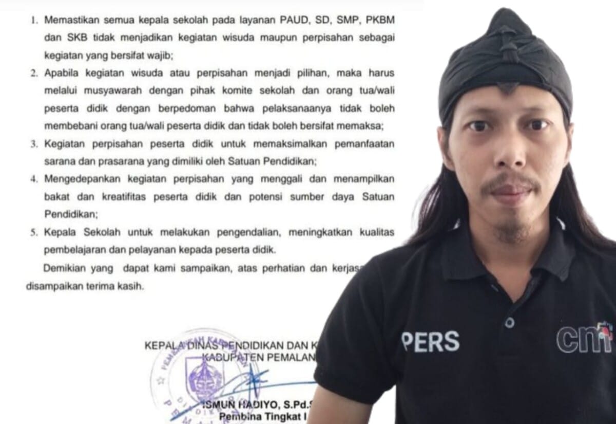 Redaksi CMI News Soroti Ketidaktegasan Disdik Pemalang Terkait Edaran Larangan Wisuda