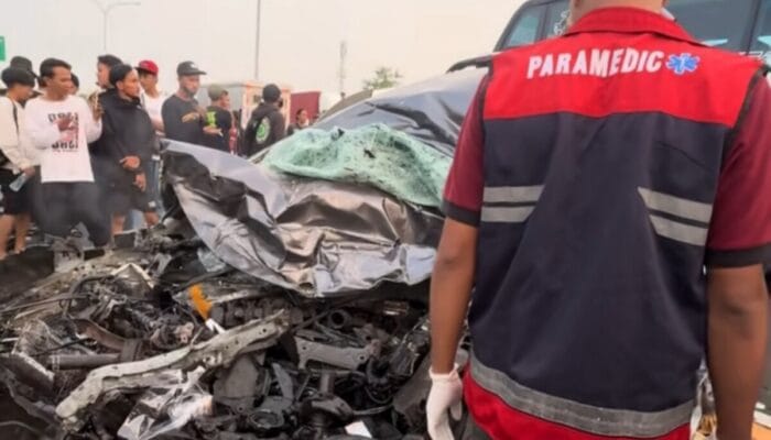 Kecelakaan Maut BRV LAWAN ARAH di Tol Bojong Pekalongan, Korban Tewas Jadi 2 Orang