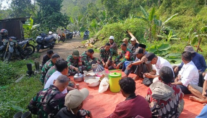 Warga Dusun Sawangan Sambut Pra TMMD Sengkuyung Tahap II dengan Penuh Antusias