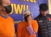 Tangisan Histeris Tersangka Warnai Konferensi Pers Pengungkapan Penipuan Calon Bintara Polres Luwu