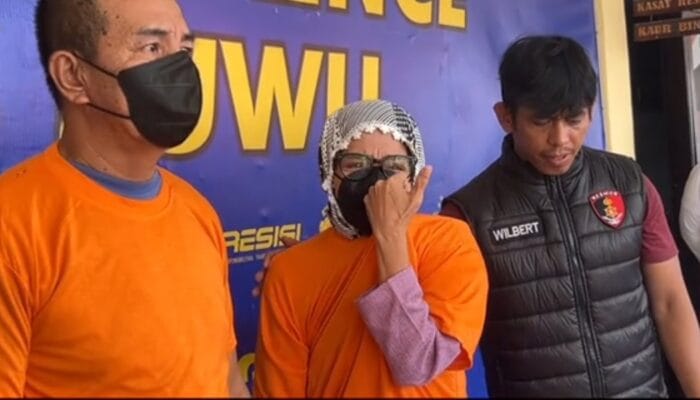 Tangisan Histeris Tersangka Warnai Konferensi Pers Pengungkapan Penipuan Calon Bintara Polres Luwu