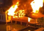 Tertidur Pulas, Vila Kayu Di Kabupaten Tasikmalaya Kp.Cisayong Terbakar