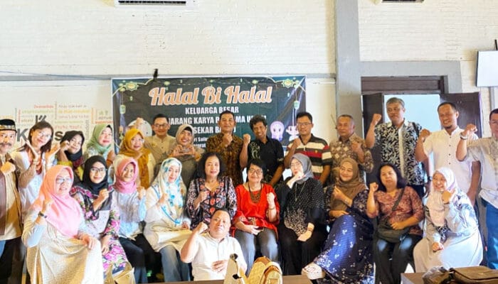 PERERAT TALI SILATURAHMI, UMKM SEKAR BARU KOTA SEMARANG GELAR HALAL BIHALAL