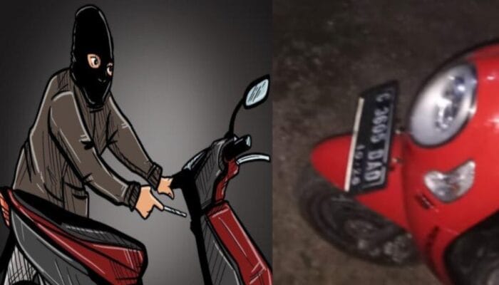 Miris, Motor Diparkir di Depan Rumah Raib Digasak Maling di Temuireng Petarukan