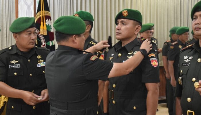 Tongkat Komando Kepemimpinan Dandim 0703/Cilacap Berganti kepada Letkol Inf Andi Aziz Gantikan Letkol Inf Andi Yuliazi