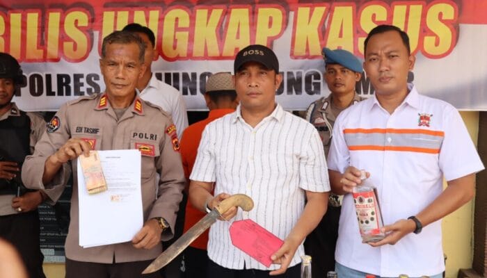 Polres Tanjab Timur Ungkap Kasus Penganiayaan, Miras, dan Pungli dalam Operasi Pekat II Siginjai 2025