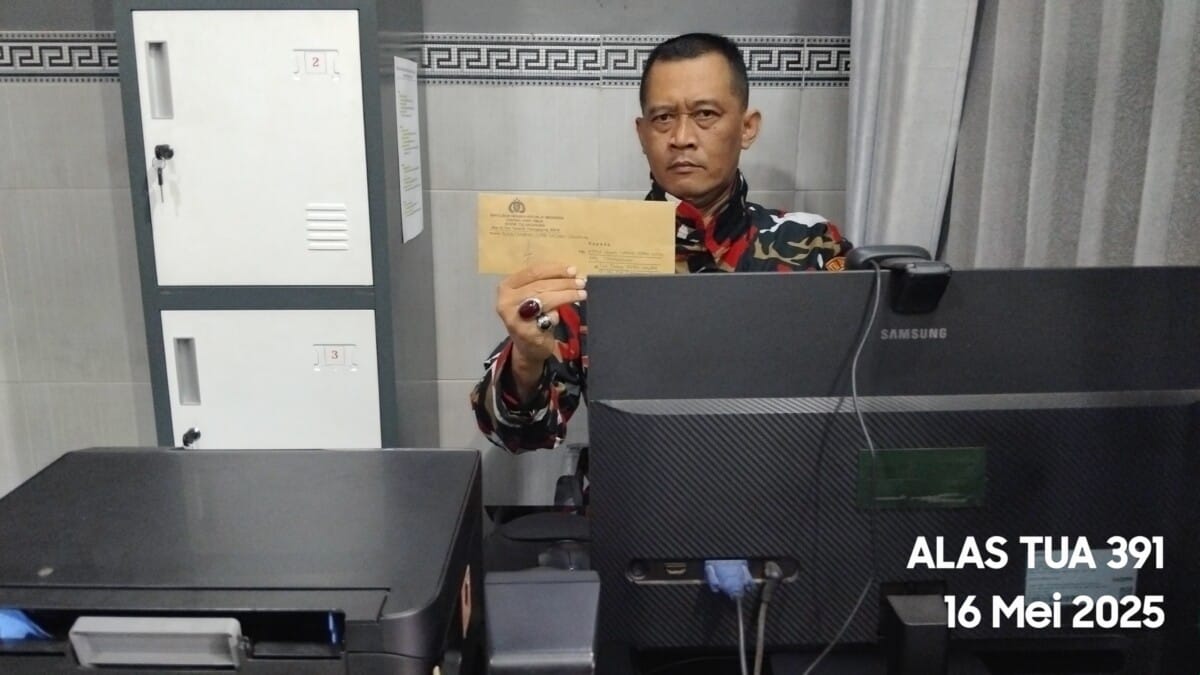 Perkembangan Laporan Masyarakat dari Laskar Merah Putih (LMP) Macab Tulungagung, No.90/IV/2025/LMP.TA Tanggal 28 April 2025