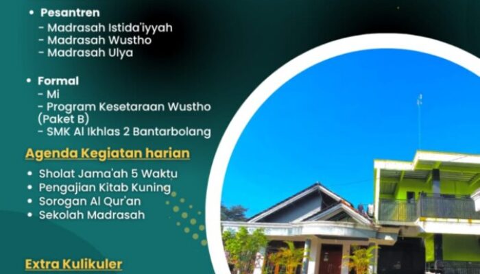 Segera Daftar! Pondok Pesantren Ali Al Fuadiyyah Buka Pendaftaran Santri Baru 2025/2026