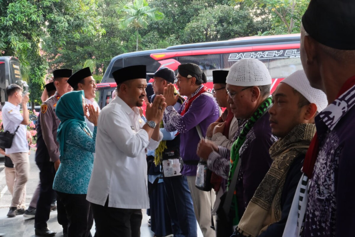 632 Jemaah Haji Pemalang Pulang, Bupati: Semoga Mabrur!