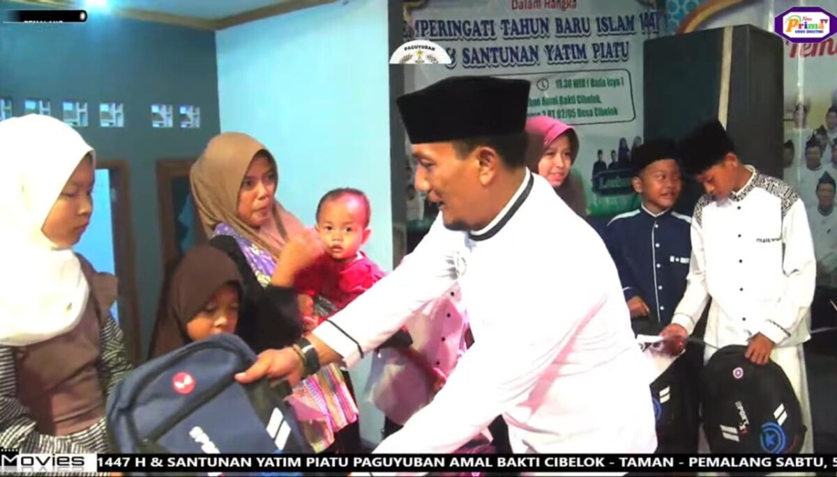 Semangat Muharram: Paguyuban Amal Bhakti Cibelok Gelar Pengajian Akbar dan Santunan untuk Yatim Piatu