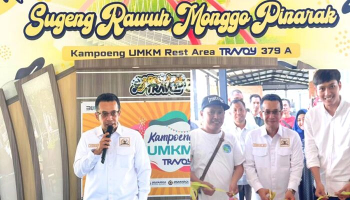 Dorong UMKM, Rizal Bawazier Resmikan Kampoeng UMKM di Tol Batang