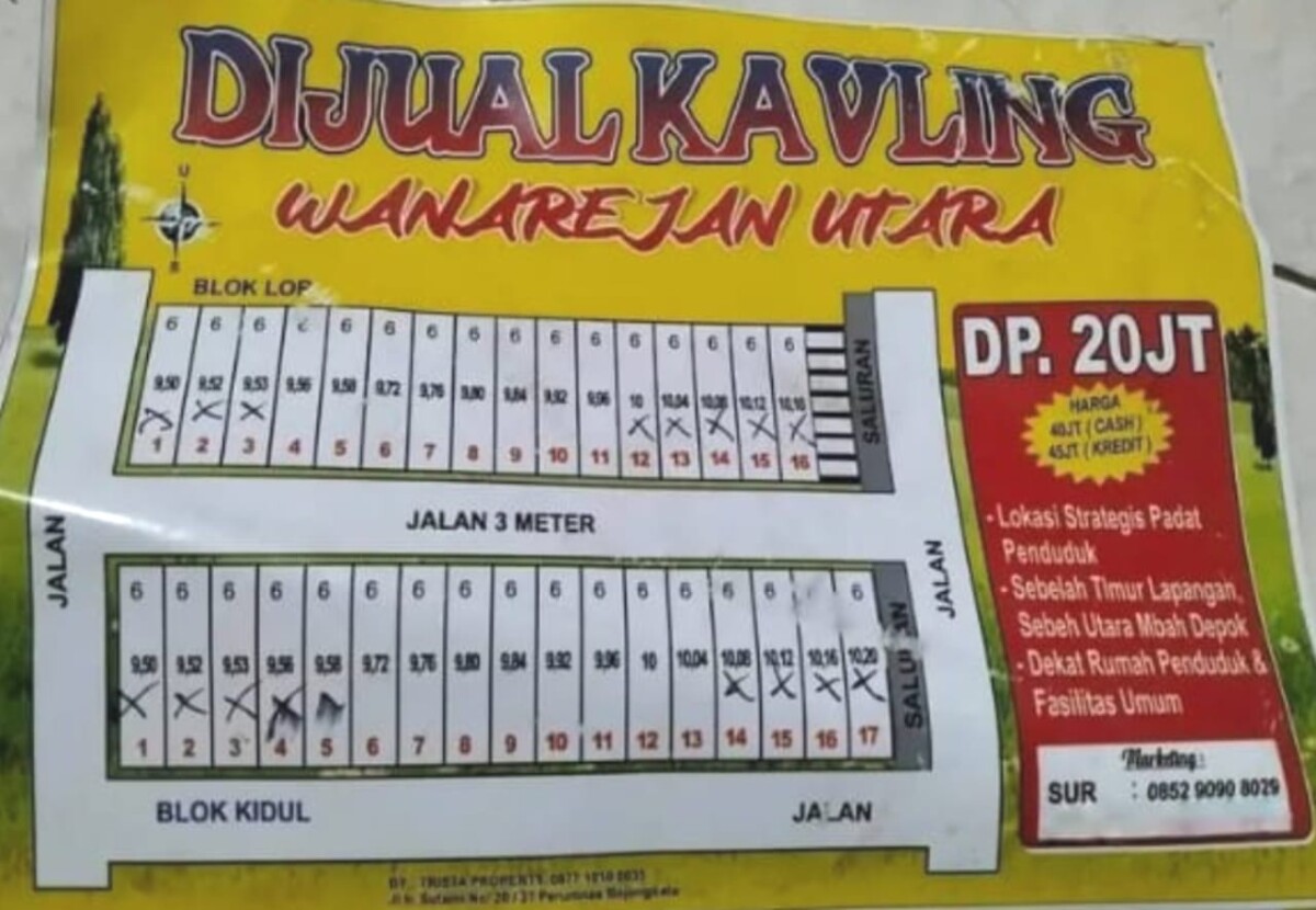 Dijual Kavling Murah di Wanarejan Utara!