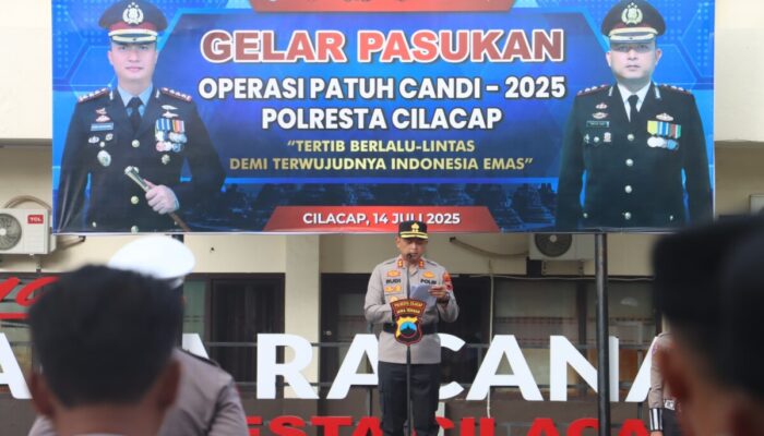 Operasi Patuh Candi Polresta Cilacap Digelar Tujuh Pelanggaran Menjadi Fokus Penindakan