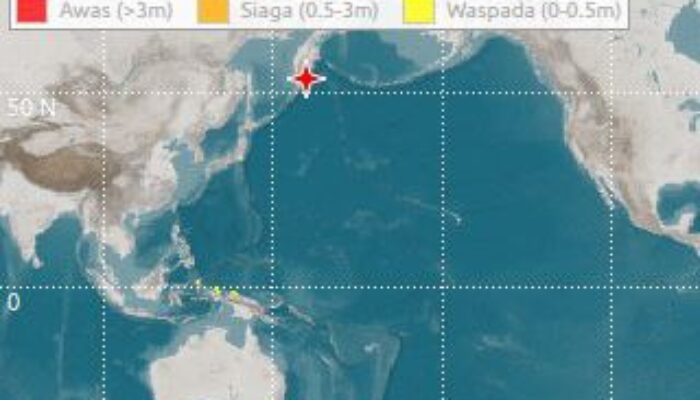 Gempa 8,7 Guncang Kamchatka, BMKG Deteksi Potensi Tsunami di Indonesia