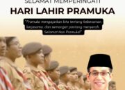 Rizal Bawazier Apresiasi Karakter Luhur Pramuka di Hari Ulang Tahunnya