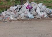 Warga rantau rasau keluhkan tumpukan sampah yang mengunung dan bau busuk yang menyengat