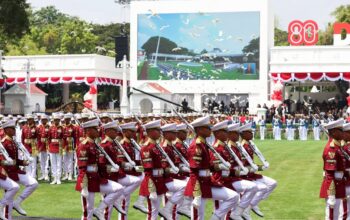 Presiden memimpin Upacara Peringatan Detik-detik Proklamasi menuju perayaan Hari Kemerdekaan ke- (8)