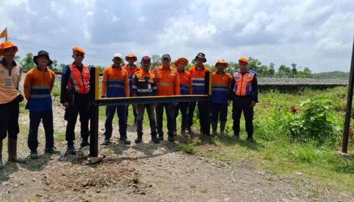 KAI Daop 5 Purwokerto Tutup Cikal Bakal Perlintasan di Desa Kubangkangkung