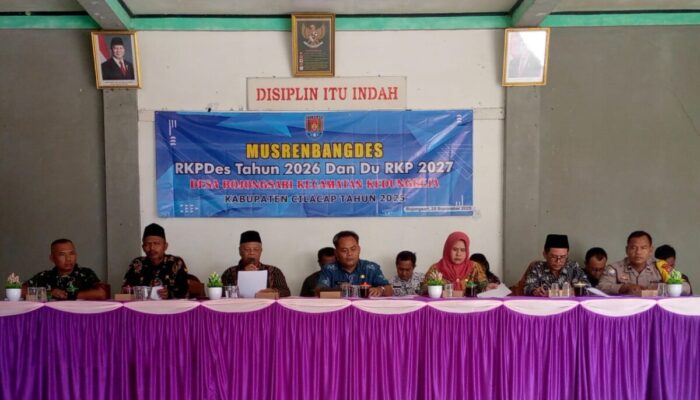 Melalui Musrenbangdes Perencanaan Efektif Sesuai Kebutuhan Masyarakat Desa Bojongsari Cilacap