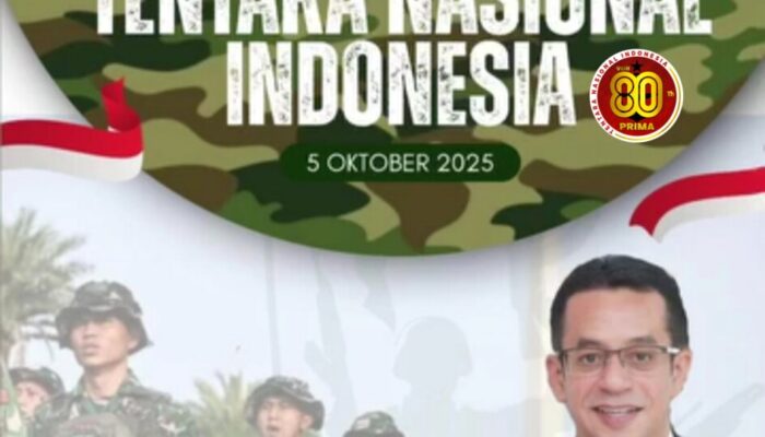 Rizal Bawazier DPR RI Komisi VI Dapil X Jateng, Sampaikan Selamat HUT ke-80 TNI