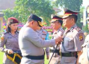 Kapolres Tanjung Jabung Timur Pimpin Upacara Serah Terima Jabatan Wakapolres Dan Kabag SDM