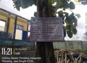 Miris! Papan Proyek Dipasang di Pohon, Terindikasi Langgar Etika Pelaksanaan Proyek