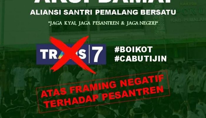 Konten Trans7 Picu Amarah: PCNU Pemalang Kerahkan Massa Jaga Kehormatan Kyai dan Pesantren