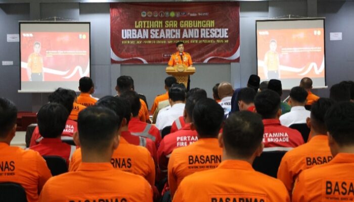 Kantor SAR dari Berbagai Wilayah Gelar Latihan SAR Gabungan Urban Search And Rescue di Cilacap