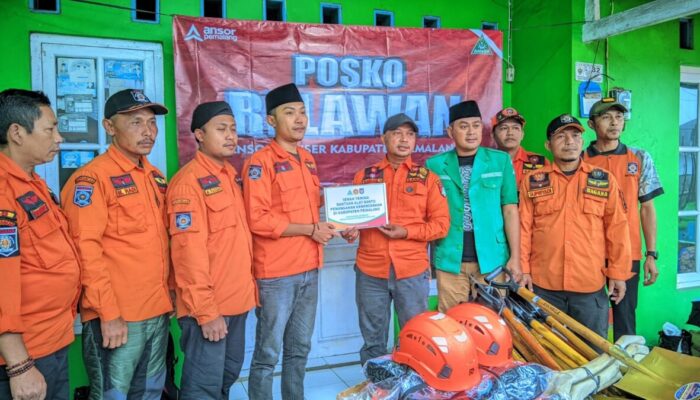 PP GP Ansor Tinjau Lokasi Bencana di Pemalang, Salurkan Bantuan Alat Kebencanaan
