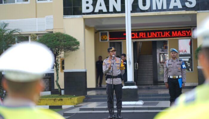 Kapolresta Banyumas Pastikan Personelnya Siap Hadir di Tengah Masyarakat pada Puncak Arus Balik Nataru