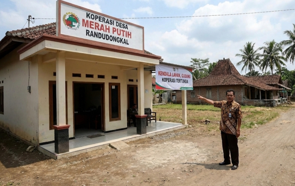 Kesulitan Lahan ! Pihak Desa Randudongkal, Ungkap Alasan Belum Dibangunnya Gudang Kopdes Merah Putih