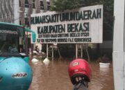 Banjir Rendam Jalan Raya Cibitung–Cikarang, Lalu Lintas Lumpuh hingga Kilometeran