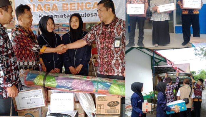 SMPN 1 Belik Salurkan Bantuan Logistik dan Doa untuk Korban Bencana Pemalang Selatan