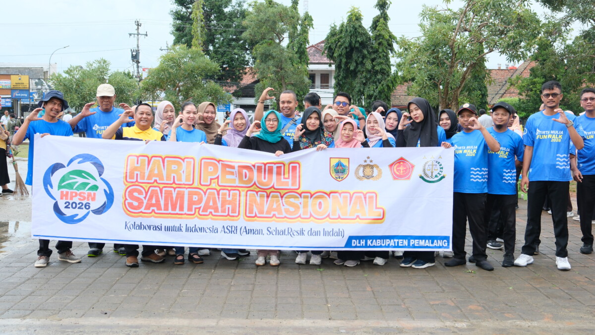 Bupati Pemalang Bersama Forkopimda Gelar Aksi Peduli Sampah di Alun-Alun