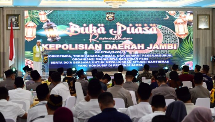 Polda Jambi Gelar Buka Puasa Bersama Forkopimda dan Elemen Masyarakat, Perkuat Sinergitas Jaga Kamtibmas