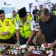 Bupati Pemalang Anom Widiyantoro dan Dandim 0711/Pemalang Muhammad Arif di Pos Terpadu Gandulan.