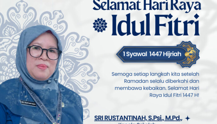 Sambut Idul Fitri 1447 H, Keluarga Besar SMP Negeri 3 Randudongkal Sampaikan Pesan Keberkahan