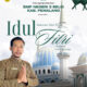 Kepala Sekolah SMPN 3 Belik Budiman S.Pd memberikan ucapan Selamat Hari Raya Idul Fitri 1 Syawal 1447 Hijriyah dengan latar belakang masjid dan ketupat.