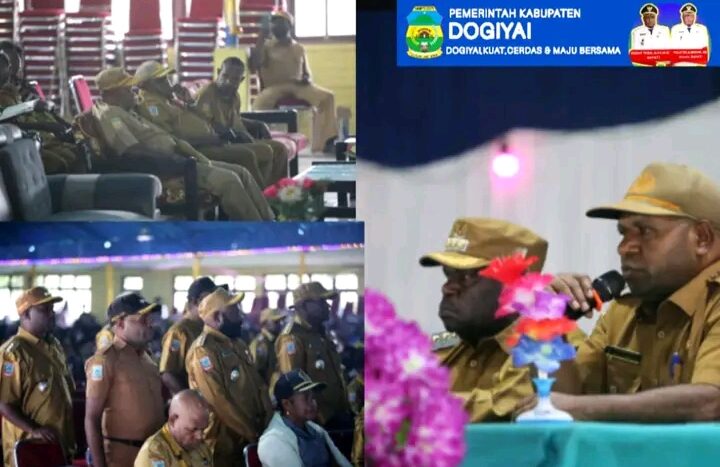 Tegas! Bupati Yudas Tebai Kumpulkan Seluruh Elemen Dogiyai untuk Berantas Miras