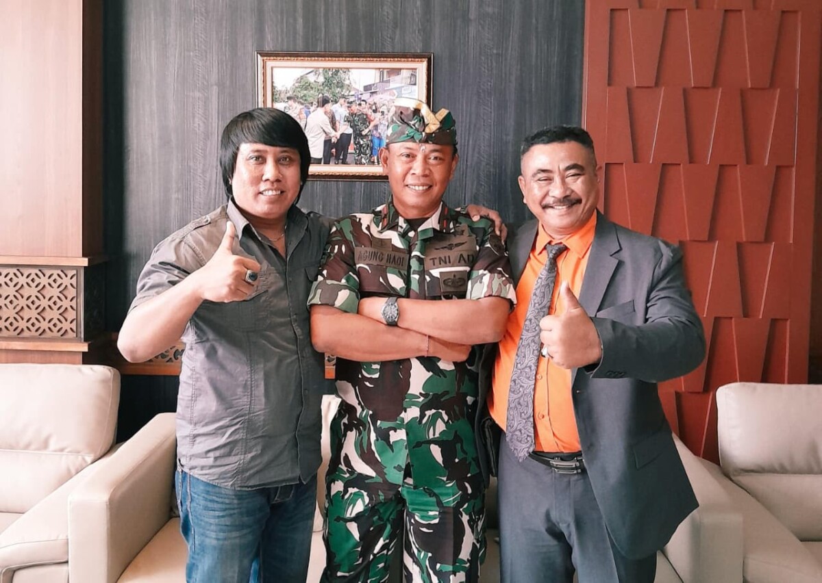 TNI dan GWI Sepakat Jaga Stabilitas Informasi di Wilayah Bali