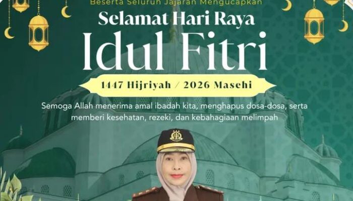 Sambut Idul Fitri 1447 H, Kajari Pemalang Rina Idawani Ajak Masyarakat Perkuat Silaturahmi