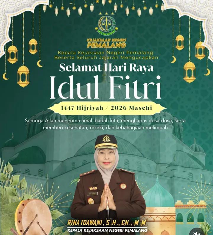 Sambut Idul Fitri 1447 H, Kajari Pemalang Rina Idawani Ajak Masyarakat Perkuat Silaturahmi